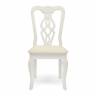 Стул - Афродита/ Aphrodite дерево гевея, 46х54х99см, Ivory white, ткань кремовая с рисунком (3321) (Комплект из 2 шт.) Ivory white, ткань кремовая с рисунком (3321) дерево гевея