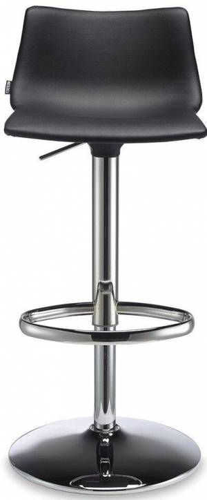 Стул барный металлический с обивкой Day Up Pop хром 440х490х700-1000 мм