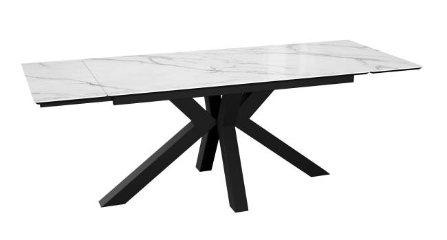 Стол DikLine SFE140 Керамика Tianshan White (белый полуглянец)/подстолье черное/опоры черные (2 уп.) Стол DikLine SFE140 Керамика Tianshan White (белый полуглянец)/подстолье черное/опоры черные (2 уп.)