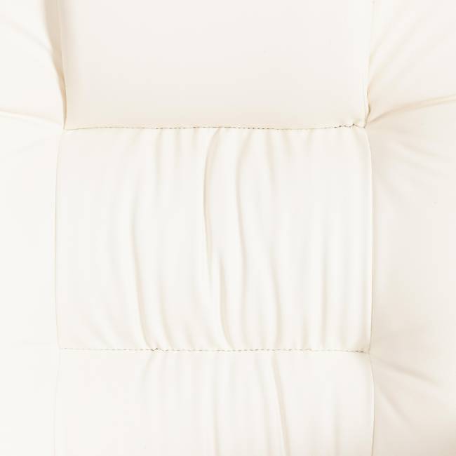 Кресло СН9944 (22) хром кож/зам, белый, 36-01 белый кож/зам