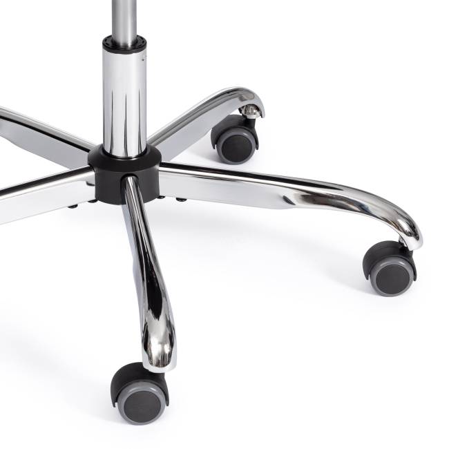 Кресло СН9944 (22) хром кож/зам, белый, 36-01 белый кож/зам