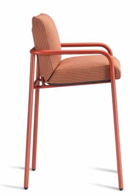 Кресло барное с подушками Pilar Stool 560х650х1060 мм Кресло барное с подушками Pilar Stool 560х650х1060 мм