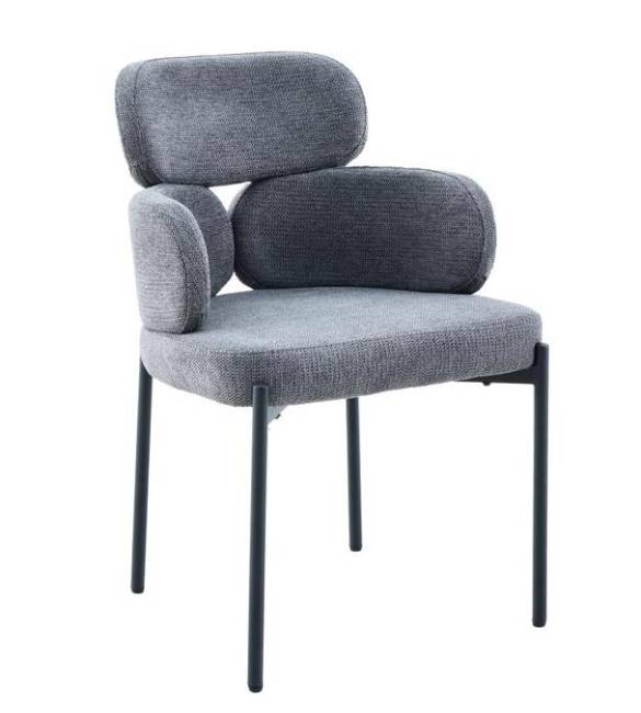 Стул DikLine 1311 т.к Серая UF925-12, опоры черные