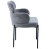 Стул DikLine 1311 т.к Серая UF925-12, опоры черные