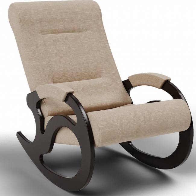 Кресло-качалка Вилла, ткань песок