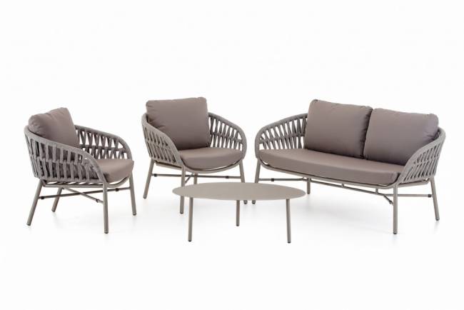 Столик металлический кофейный Island тортора 1000х700х340 мм