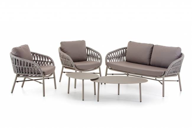 Столик металлический кофейный Island тортора 1000х700х340 мм