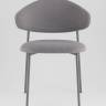 Стул Evan велюр серый каркас серый