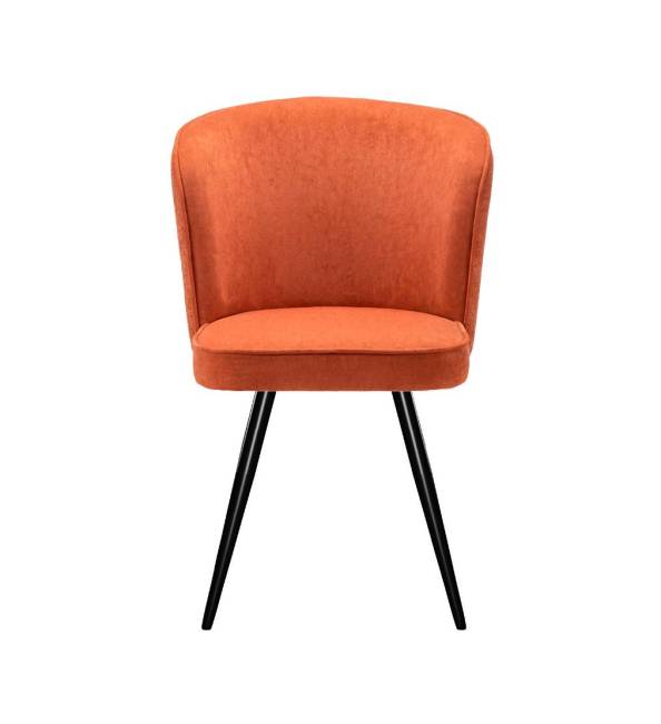 Стул DikLine 348 поворотный P09/L05 терракотовый, ножки черные