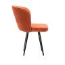 Стул DikLine 348 поворотный P09/L05 терракотовый, ножки черные