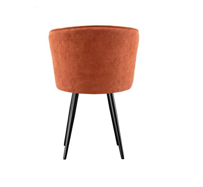 Стул DikLine 348 поворотный P09/L05 терракотовый, ножки черные