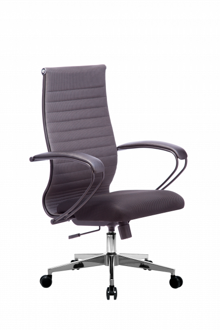 Кресло МЕТТА-19(MPRU)/подл.130/осн.004, темно-серый