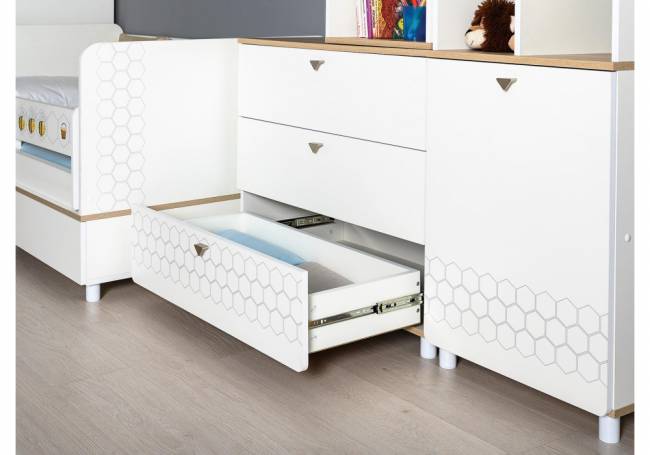 Эльга белый шагрень / дуб белый exclusive