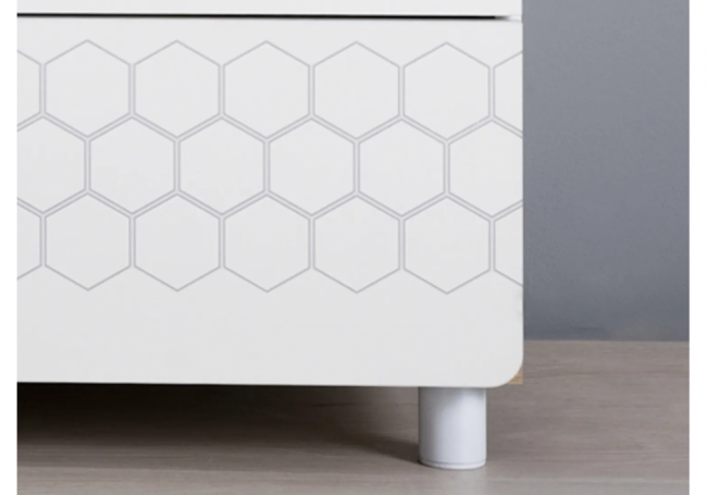 Эльга белый шагрень / дуб белый exclusive