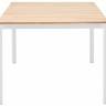 Стол обеденный деревянный Armona белый, натуральный 2000х1000х760 мм