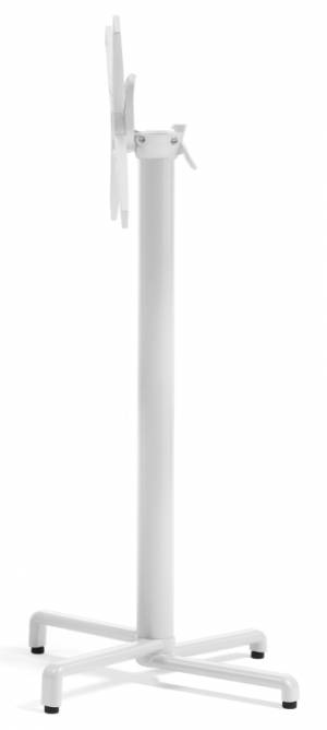 Подстолье металлическое барное складное Scudo High Special белый 520х480х1070 мм