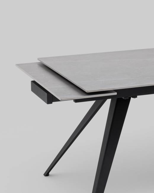 Стол раздвижной Лоуренс 120-180х80х76 см Armani Grey керамика