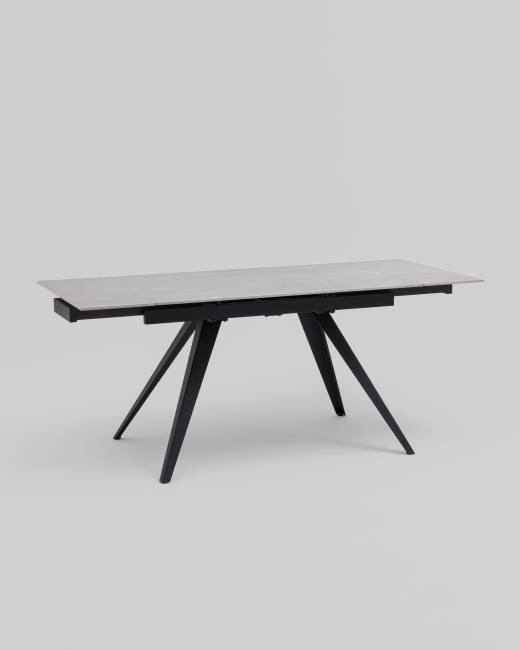 Стол раздвижной Лоуренс 120-180х80х76 см Armani Grey керамика