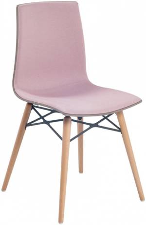 Стул пластиковый с обивкой X-Treme-S Wox Pro Soft Beech 470х500х840 мм