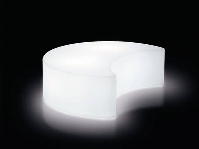 Пуф пластиковый светящийся Mone Lighting IN белый 1400x1090x430 мм