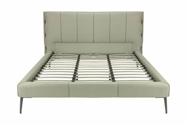 Кровать, MK-7606-BG, двуспальная, 180х200 см, Бежевый