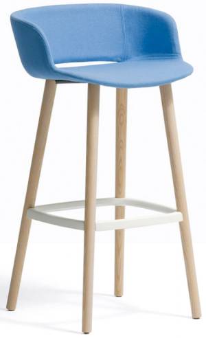 Стул барный с обивкой Babila 510х455х930 мм