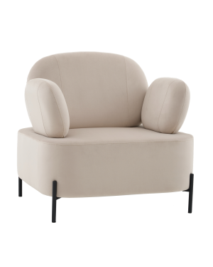 Кресло Кэнди велюр бежевый