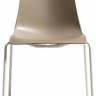 Стул пластиковый Zebra Technopolymer 4 legs лен, тортора 540х520х810 мм