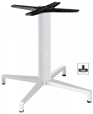 Подстолье металлическое Maxi Domino белый 720х720х500 мм