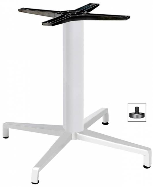 Подстолье металлическое Maxi Domino белый 720х720х500 мм