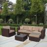 Комплект мебели из искусственного ротанга YR821A Brown Комплект мебели из искусственного ротанга YR821A Brown
