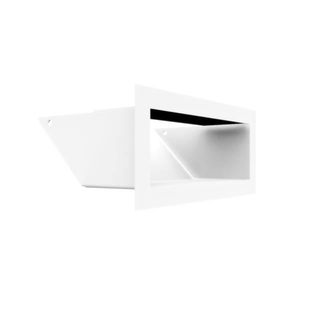 Решетка Kratki Люфт белая 9х20