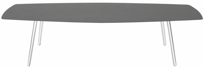 Стол ламинированный Squid алюминиевый, антрацит 2990х1290х730 мм