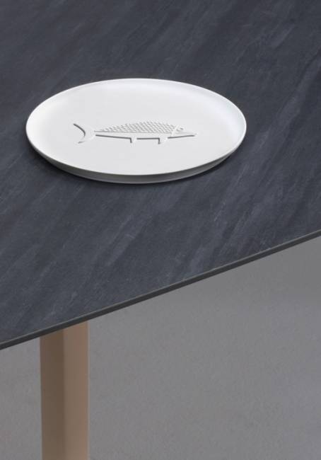 Стол ламинированный Squid тортора, сланец 2990х1200х730 мм