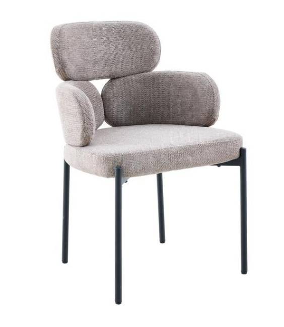 Стул DikLine 1311 т.к Темно-бежевая UF925-3, опоры черные