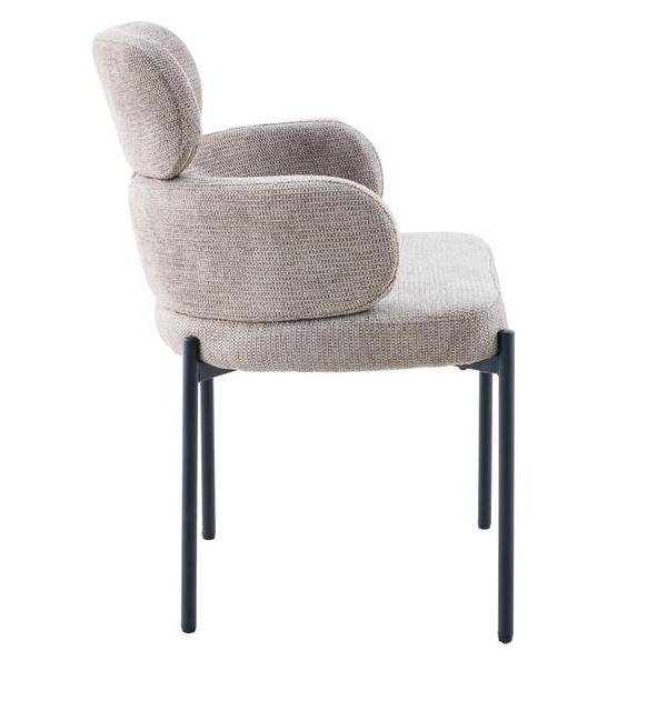 Стул DikLine 1311 т.к Темно-бежевая UF925-3, опоры черные