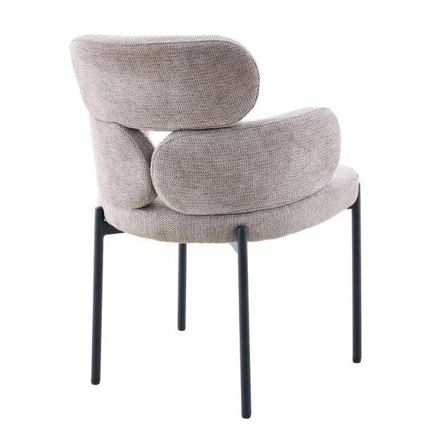 Стул DikLine 1311 т.к Темно-бежевая UF925-3, опоры черные