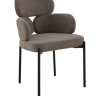 Стул DikLine 1311 т.к Темно-бежевая UF925-3, опоры черные