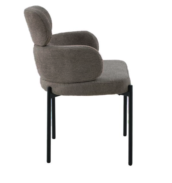 Стул DikLine 1311 т.к Темно-бежевая UF925-3, опоры черные