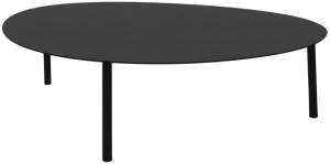 Столик металлический кофейный Island черный 1000х700х340 мм