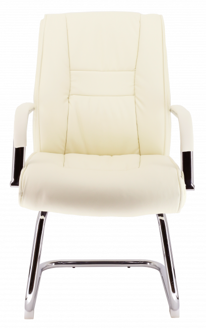 Кресло для посетителей Everprof Kent CF Экокожа Кремовый