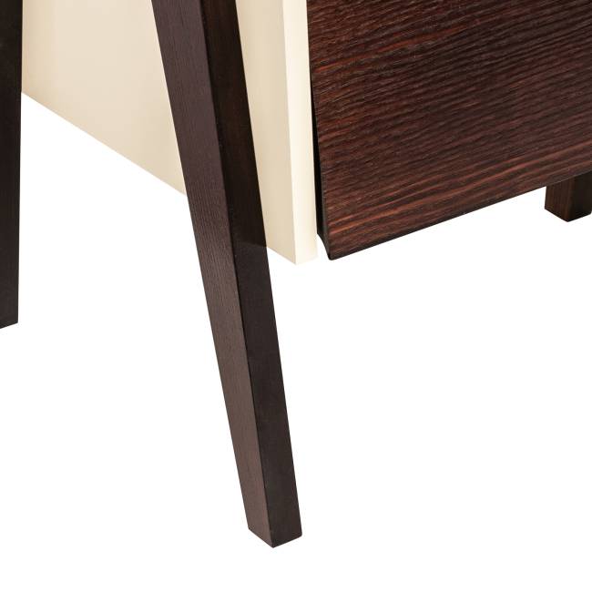 ТВ-тумба Leset "Сканди" Дуб шампань, компаньон Орех Орех