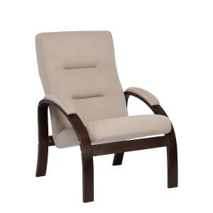 Кресло Leset Лион Орех текстура V18 бежевый