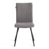 Стул обеденный Monte Carlo/Монте Карло (2шт. в упаковке) Тренд, велюр, серый/черный, 29, 49х51х93см (Комплект из 2 шт.) серый велюр