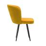 Стул DikLine 348 поворотный P08/L07 горчица, ножки черные