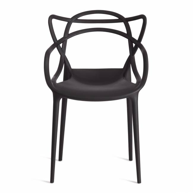 Стул Cat Chair (mod. 028) пластик, 53 x 59 x 82,5 см, черный (Black 3010) (Комплект из 2 шт.) черный пластик Стул Cat Chair (mod. 028) пластик, 53 x 59 x 82,5 см, черный (Black 3010) (Комплект из 2 шт.) черный пластик