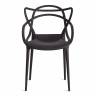 Стул Cat Chair (mod. 028) пластик, 53 x 59 x 82,5 см, черный (Black 3010) (Комплект из 2 шт.) черный пластик Стул Cat Chair (mod. 028) пластик, 53 x 59 x 82,5 см, черный (Black 3010) (Комплект из 2 шт.) черный пластик