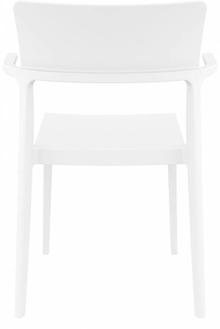 Кресло пластиковое Plus белый 580х550х840 мм