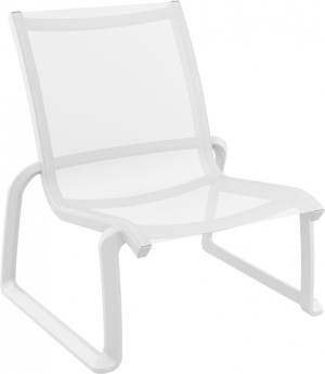 Стул пластиковый Pacific Lounge белый 760х800х850 мм