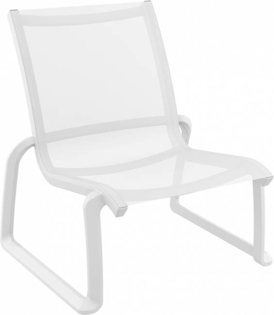 Стул пластиковый Pacific Lounge белый 760х800х850 мм